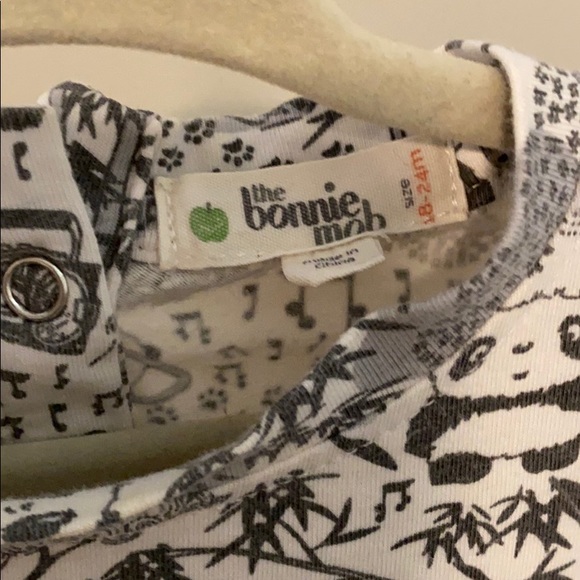 Bonnie Mob Organic Cotton Panda Dress 18-24 - Picture 3 of 4